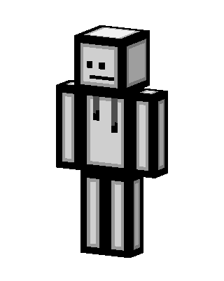 Monochrome Hoodie Minecraft skin