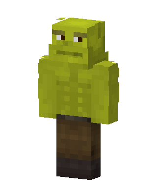 Shrek skin, 3D preview