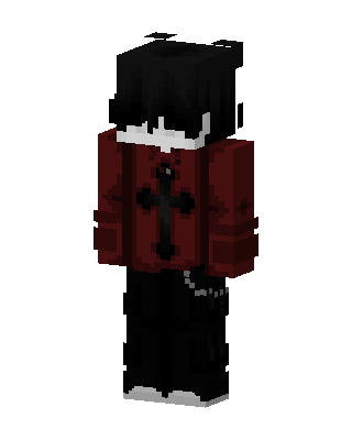 Black Hero Boy skin, 3D preview