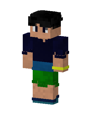 Beach Boy skin, 3D preview