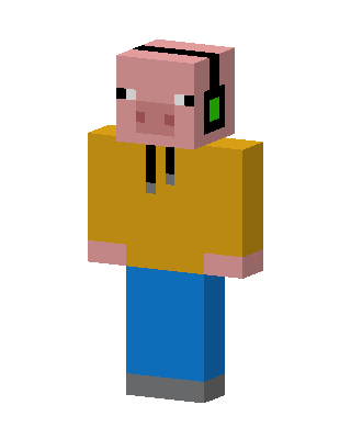 Gold Gamer Boy Minecraft skin