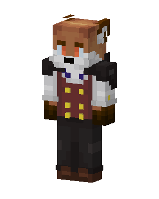 Fox Gentleman skin, 3D preview