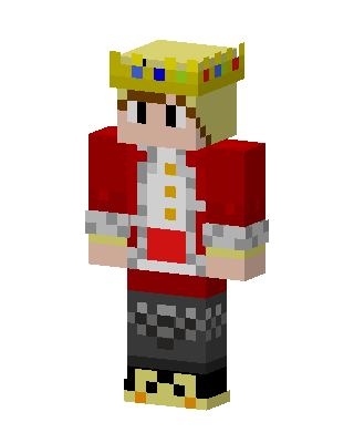 Royal Blond King Minecraft skin