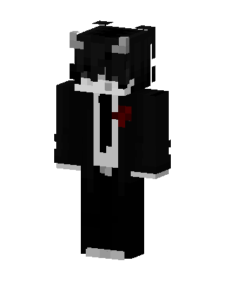 Tuxedo Demon skin, 3D preview