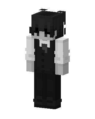 Monochrome Butler skin, 3D preview