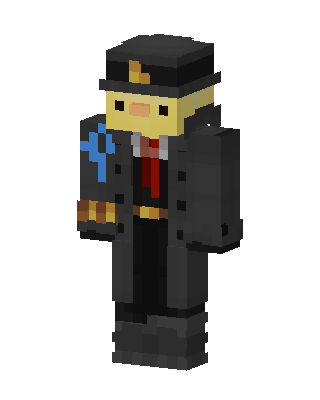 Duck Detective skin, 3D preview