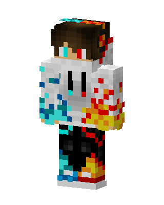 Fire And Ice Minecraft skin
