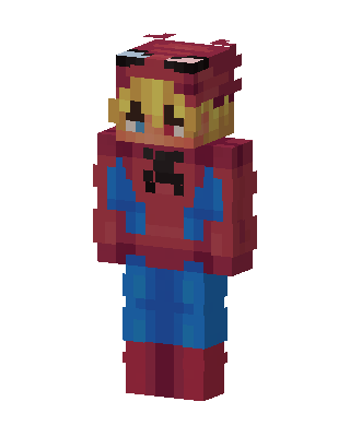 Spider-Man Hoodie Girl Minecraft skin