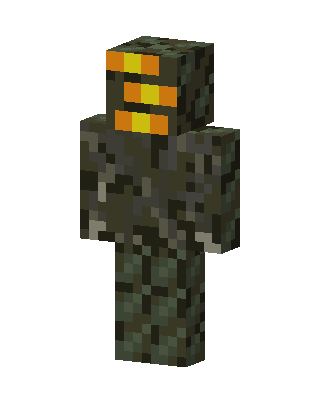 Moss Golem skin, 3D preview