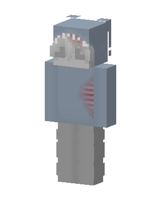 Gray Mob skin, 3D preview