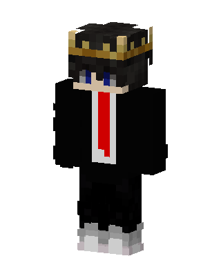 Crowned Suit Boy skin, 3D preview