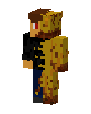 Gold Player Boy skin, 3D preview