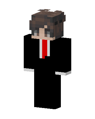 Black Villain Boy skin, 3D preview