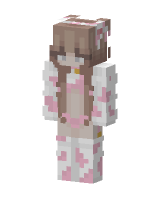 Strawberry Cow Girl skin, 3D preview