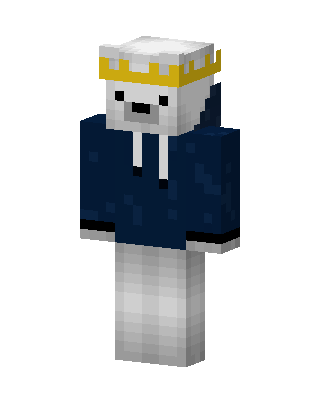 Polar Bear King skin, 3D preview