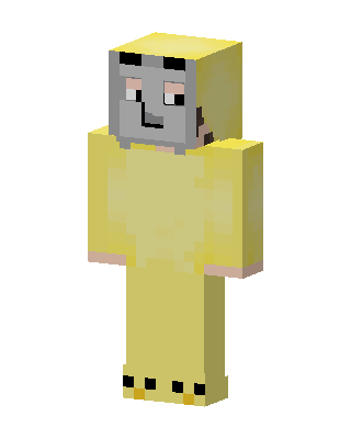 Yellow Animal skin, 3D preview