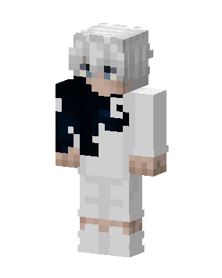 Frost Hoodie Boy skin, 3D preview