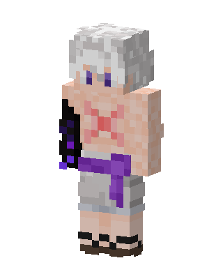 Pink Player Girl skin, 3D preview