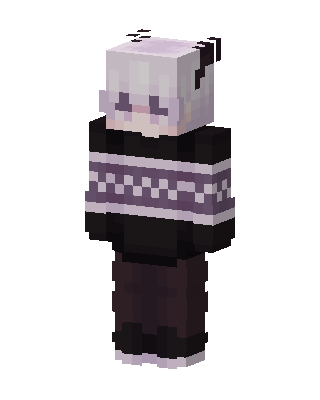 Lavender Sweater skin, 3D preview