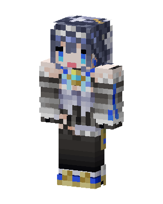 Ouro Kronii Minecraft skin