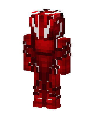 Red Hero Boy skin, 3D preview