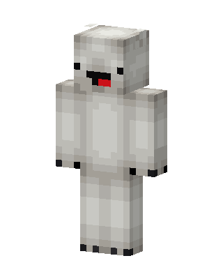 White Animal skin, 3D preview