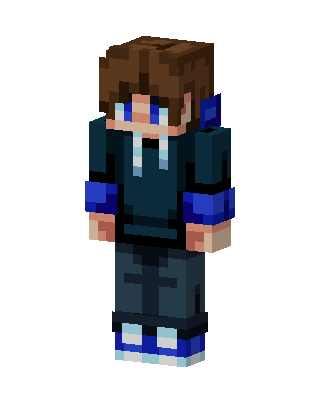 Teal Player Boy skin, 3D preview