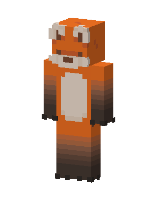 Orange Fox Minecraft skin