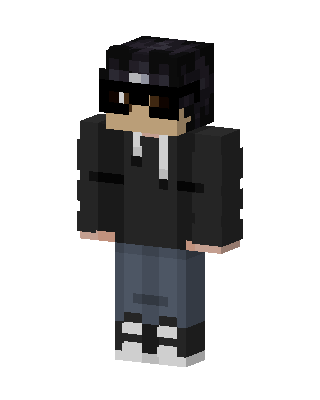 Shades Hoodie Guy skin, 3D preview
