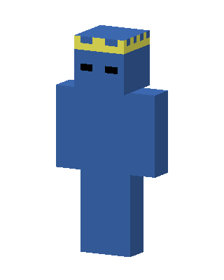 Blue King skin, 3D preview