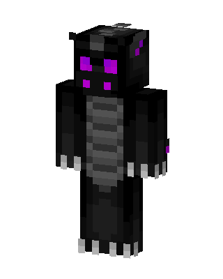 Black Glowing Villain skin, 3D preview
