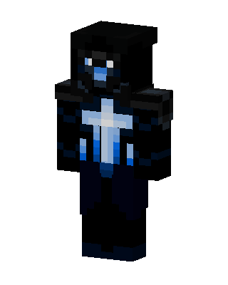 Blue Void Hood Minecraft skin