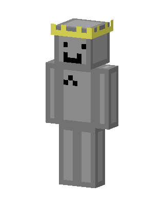 Gray King Minecraft skin