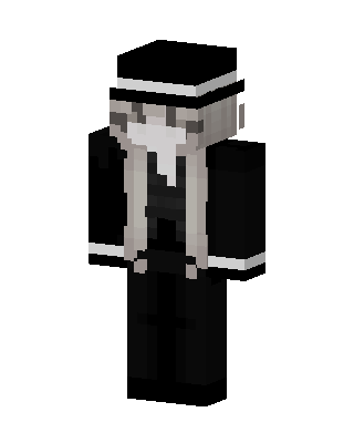 Black Player Boy skin, 3D preview