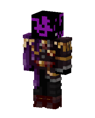 Black Villain Boy skin, 3D preview