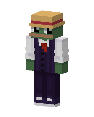 Purple Zombie skin, 3D preview