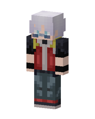 Gray Anime Boy Minecraft anime skin
