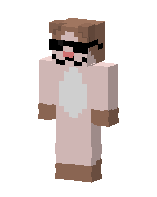 Pink Player Girl skin, 3D preview