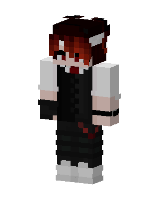 Black Villain Boy Minecraft goth skin