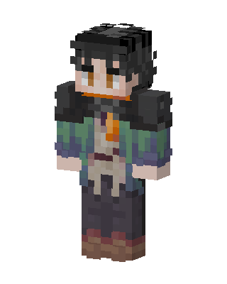 Wandering Scholar skin, 3D preview