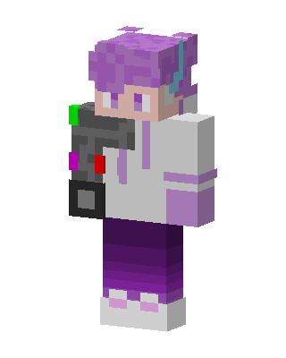 Purple Gunner skin, 3D preview