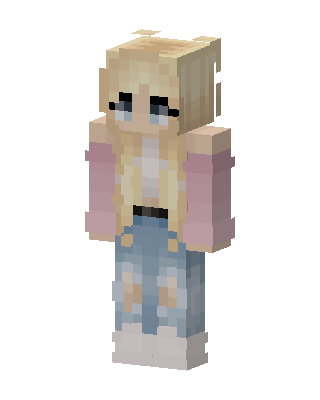 Pastel Denim Girl skin, 3D preview