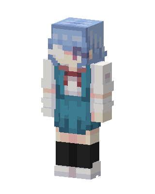 Rei Ayanami skin, 3D preview