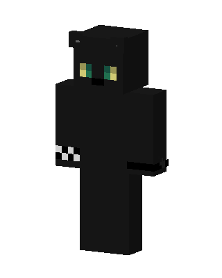 Black Cat skin, 3D preview