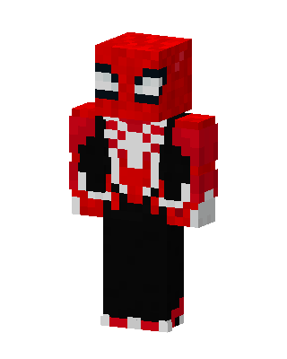 Spider-Man skin, 3D preview