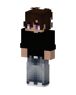 Black Player Boy skin, 3D preview