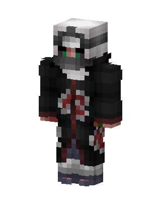 Black Fighter Boy skin, 3D preview