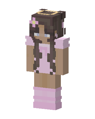 Angel Girl skin, 3D preview