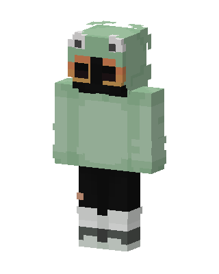 Frog Hoodie Minecraft skin