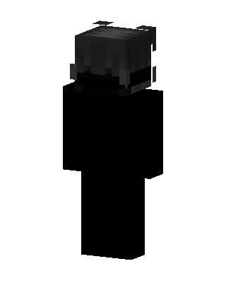 Black Player Boy skin, 3D preview